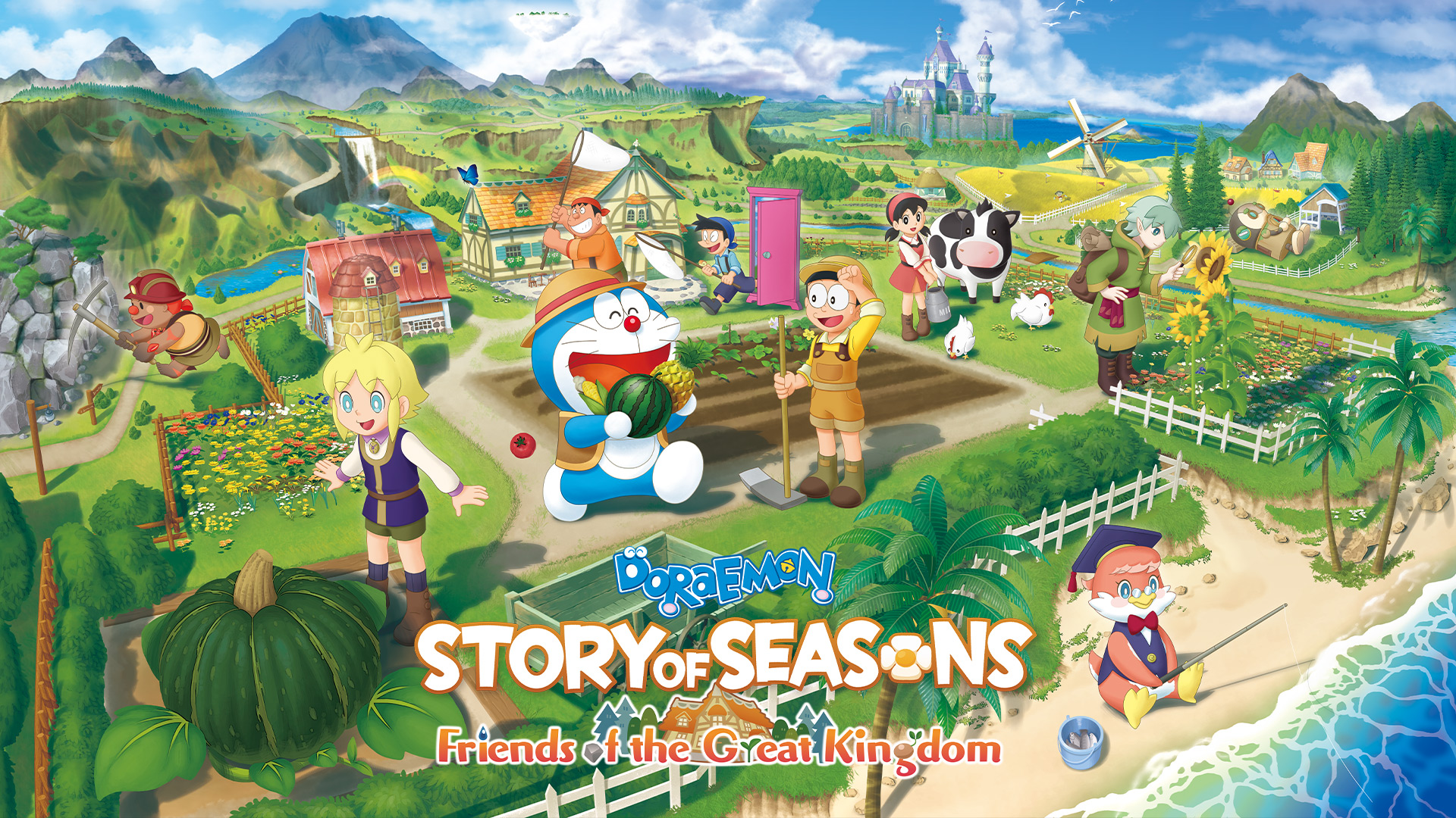 Doraemon Story of Seasons Friends of the Great Kingdom annoncé pour PC, PS5 et Switch