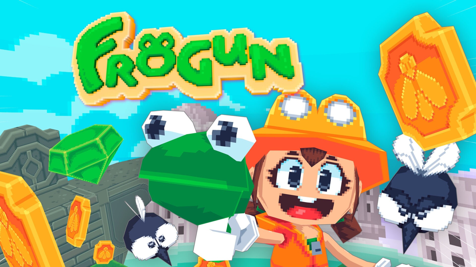 Frogun, le jeu de plates-formes à l’ancienne, sort en août.