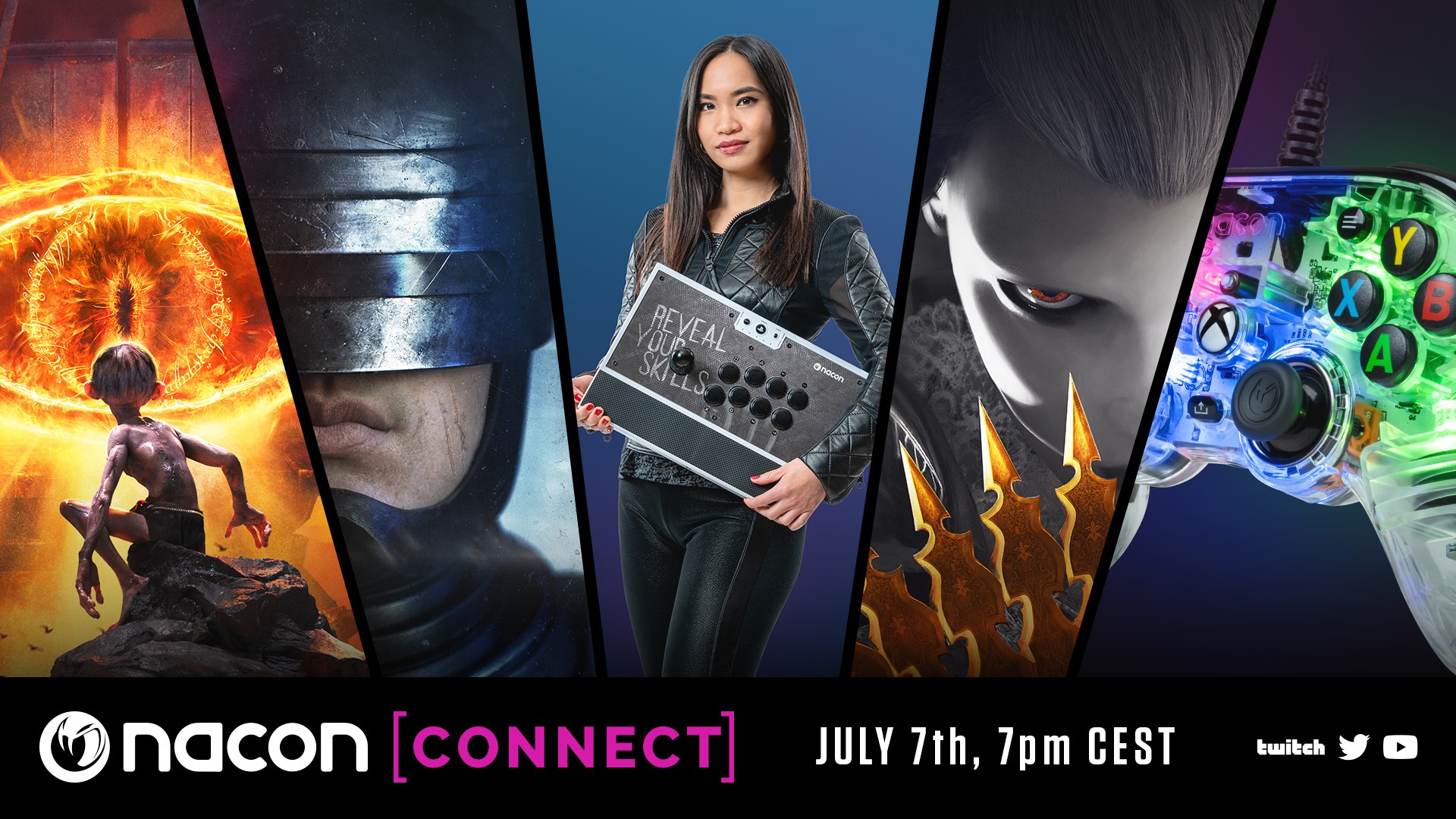 Nacon Connect, RoboCop Rogue City et Test Drive Unlimited Solar Crown figurent parmi les jeux proposés lors de ce nouvel événement.