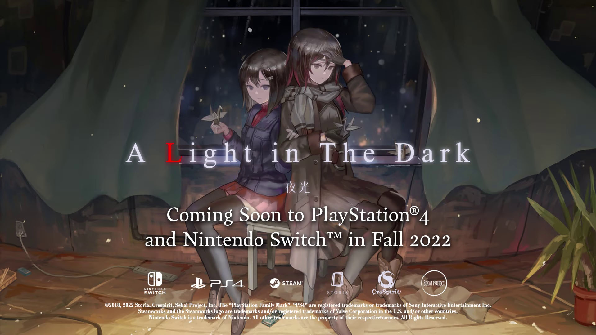A Light in the Dark sortira cet automne sur PS4 et Nintendo Switch.