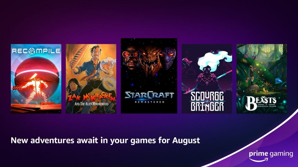 Amazon Prime Gaming, jeux PC gratuits annoncés pour août 2022