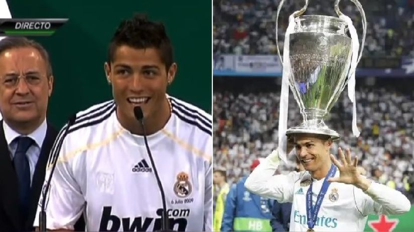 Cristiano Ronaldo : il y a 13 ans, il était inauguré au Real Madrid.
