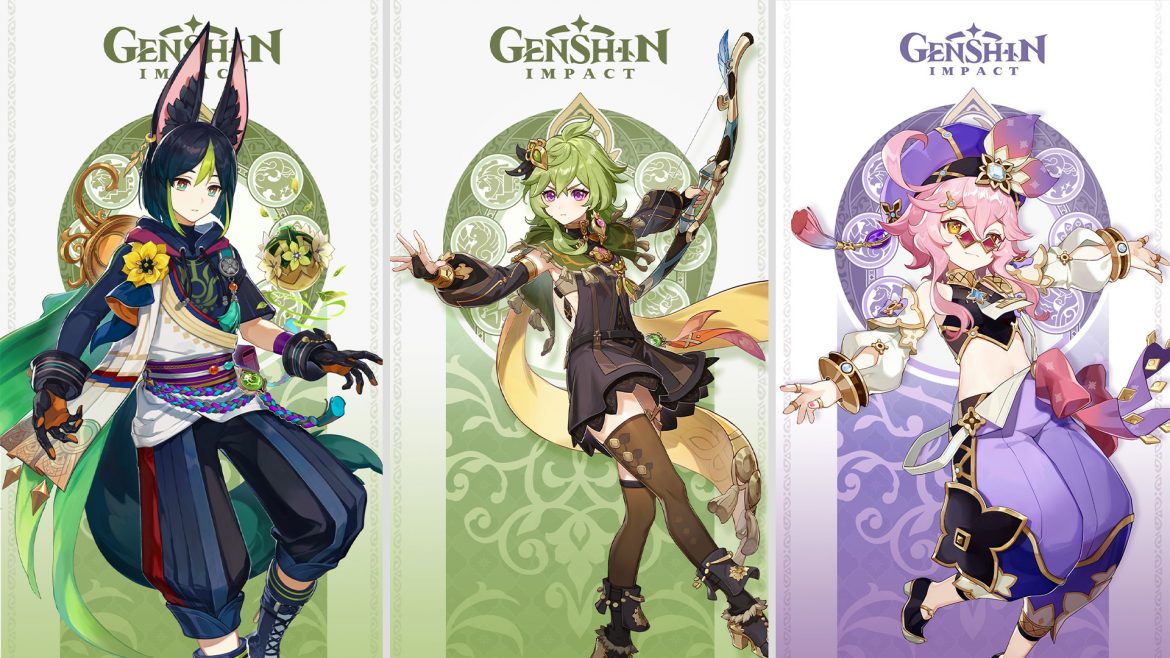 Genshin Impact, les nouveaux personnages de la version 3.0 dévoilés