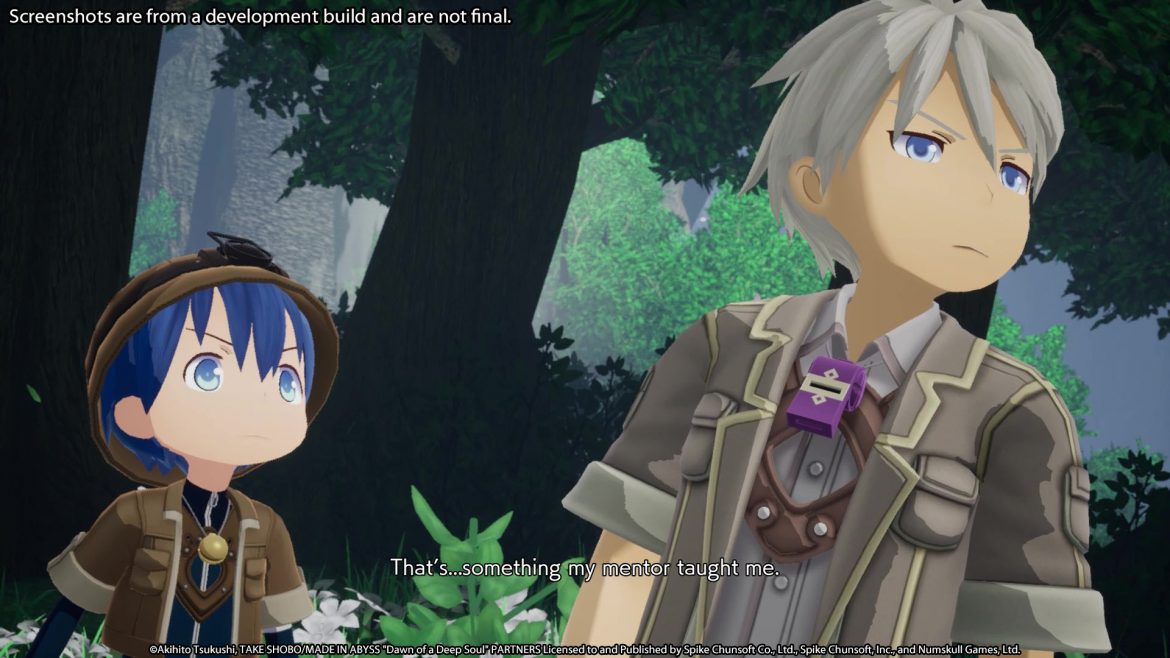 Made in Abyss Binary Star Falling into Darkness : lancement d’une bande-annonce de présentation du jeu