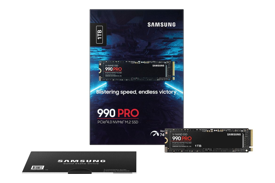 Samsung annonce un nouveau SSD NVMe 990 PRO : sortie en octobre