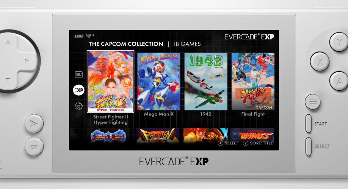 Evercade EXP comprendra 18 jeux Capcom